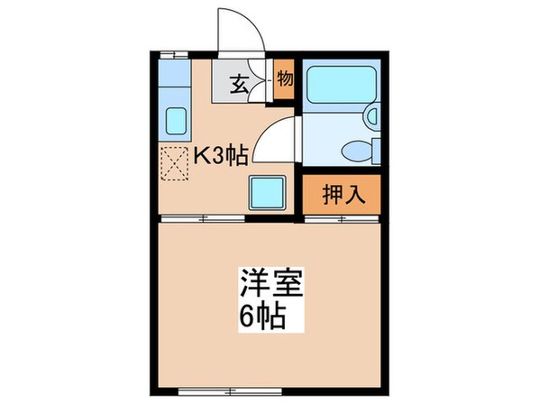 コ－ポラスアネモネの物件間取画像